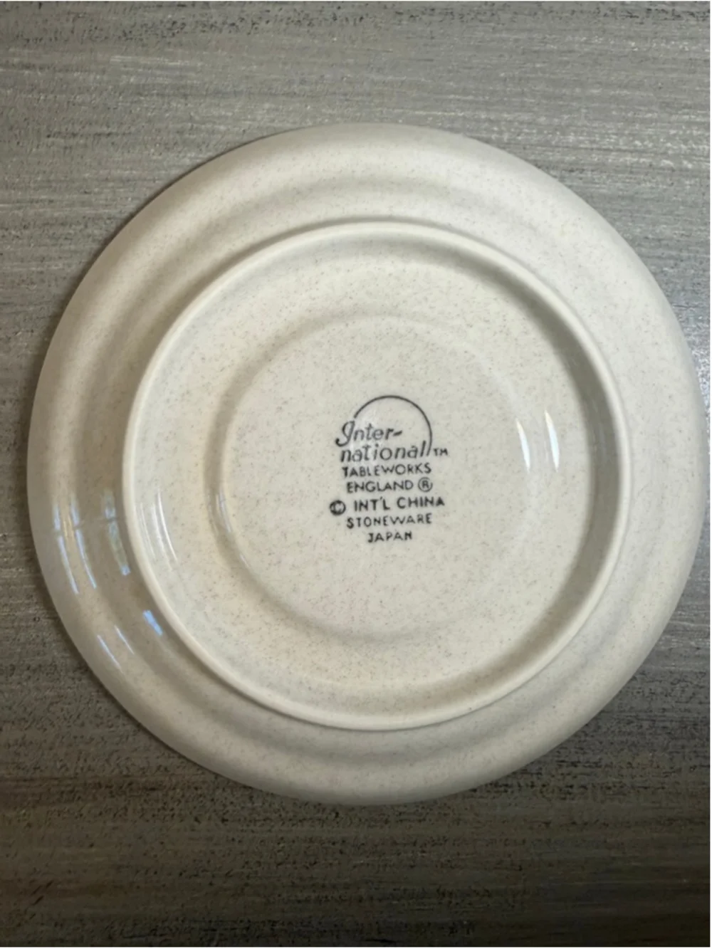 Set of 4 INTERNATIONAL TABLEWORKS HEARTLAND SAUCER PLATE 6” PATTERN# 7774 MINT